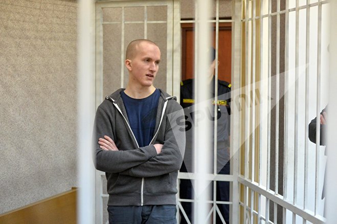 Обвиняемый Казакевич в зале суда © Sputnik / Виктор Толочко