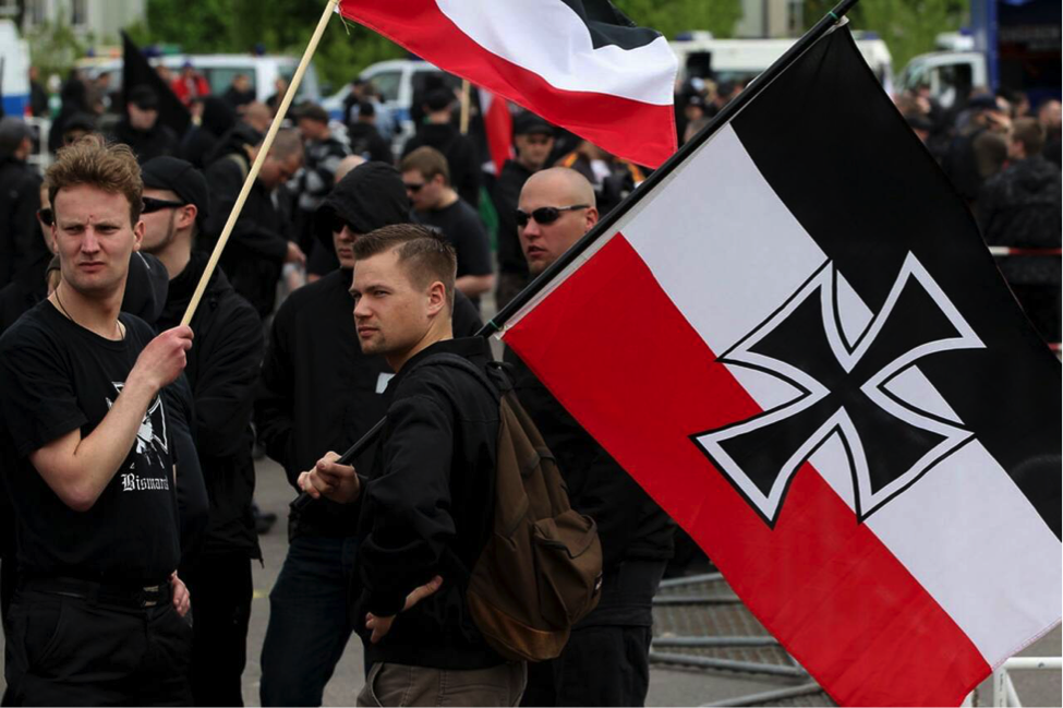 На митинге неонацистов в Германии