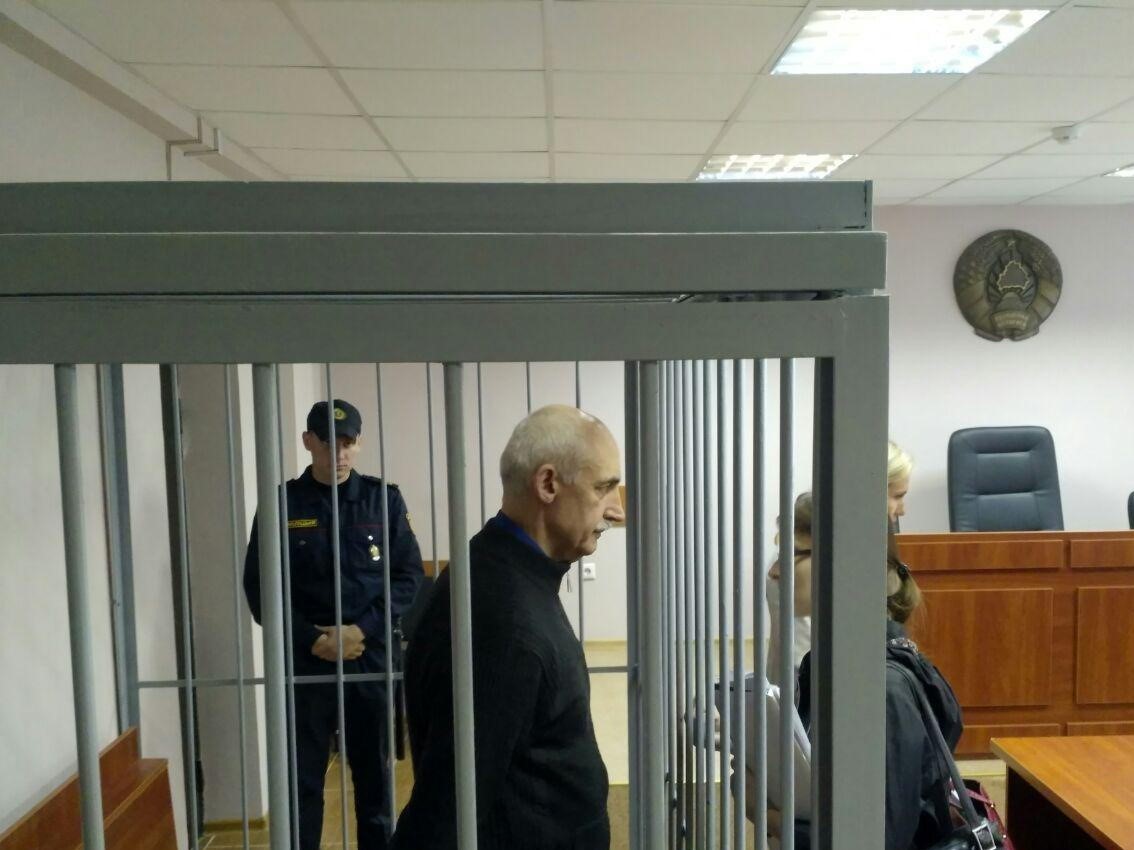 Владимир Грозов на суде в Минске. Фото: Василий Малашенков