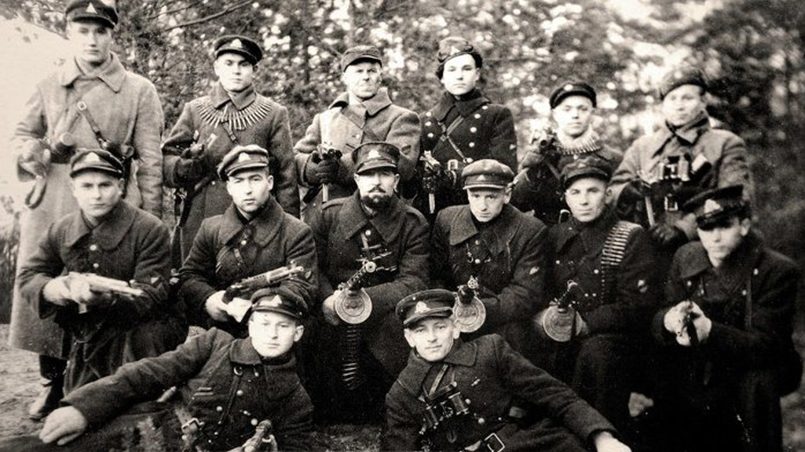 Участники первых литовских партизанских отрядов в начале нацистской оккупации