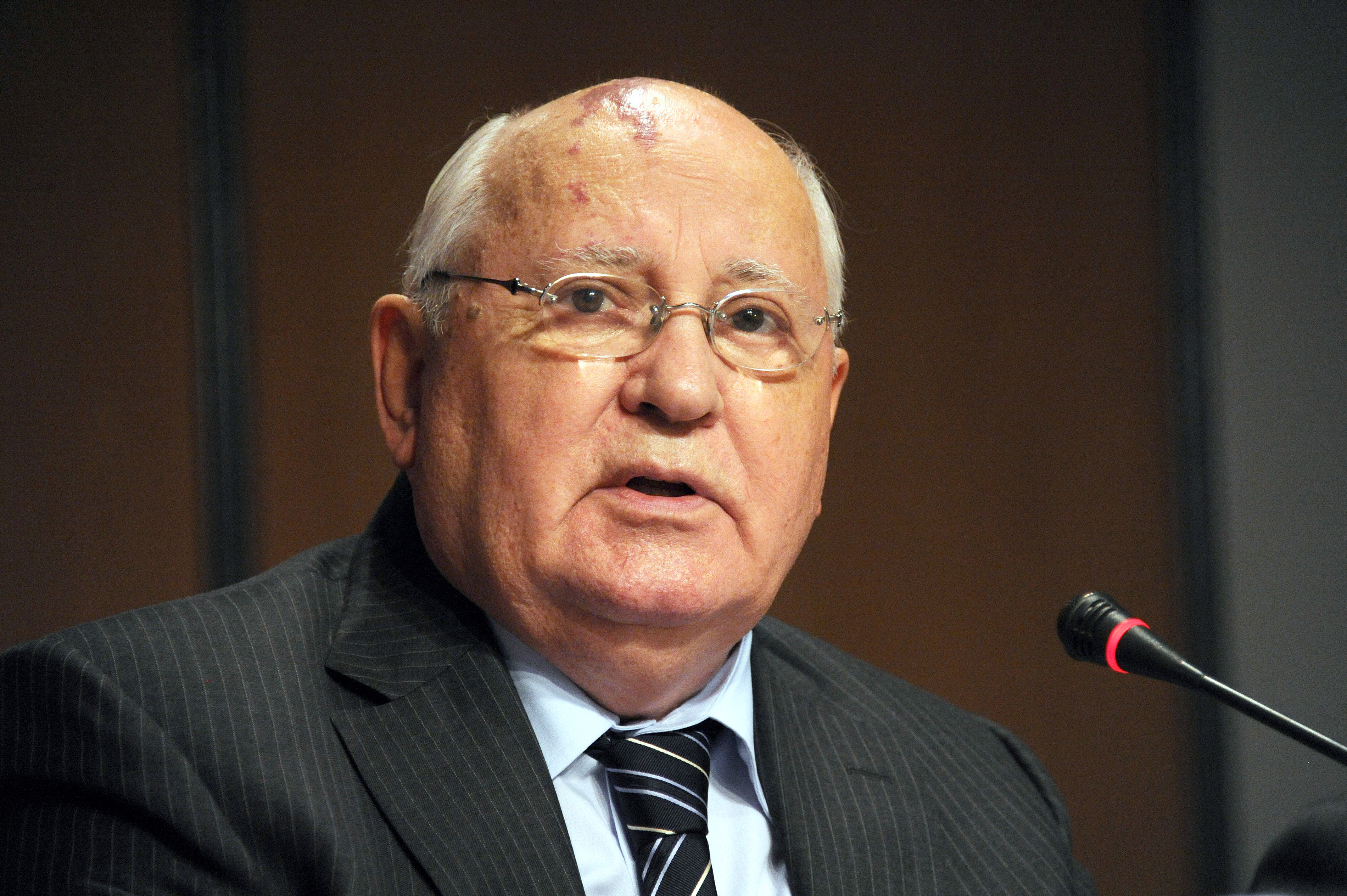 Former Soviet Union President Mikhail Go